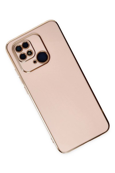 Mey İthalat®   Redmi 10C Kılıf Volet Silikon - Pembe