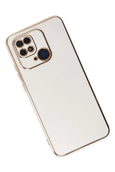 Mey İthalat®   Redmi 10C Kılıf Volet Silikon - Beyaz