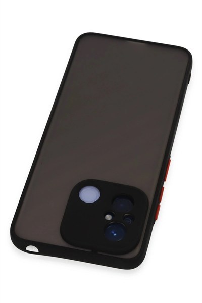 Mey İthalat®   Redmi 12C Kılıf Montreal Silikon Kapak - Siyah