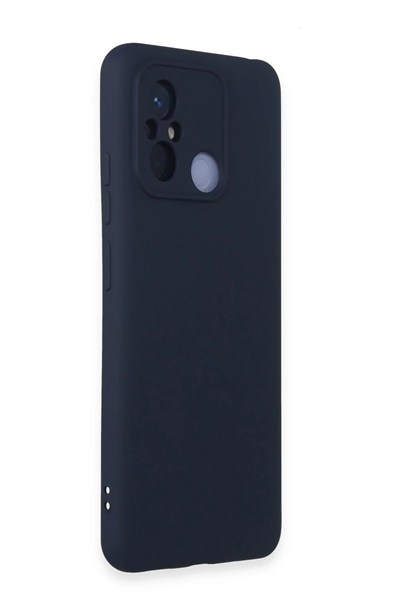Mey İthalat®   Redmi 12C Kılıf Nano içi Kadife Silikon - Lacivert