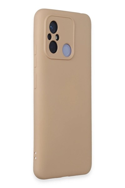 Mey İthalat®   Redmi 12C Kılıf Nano içi Kadife Silikon - Pudra