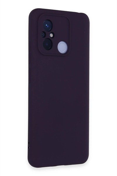 Mey İthalat®   Redmi 12C Kılıf Nano içi Kadife Silikon - Mor