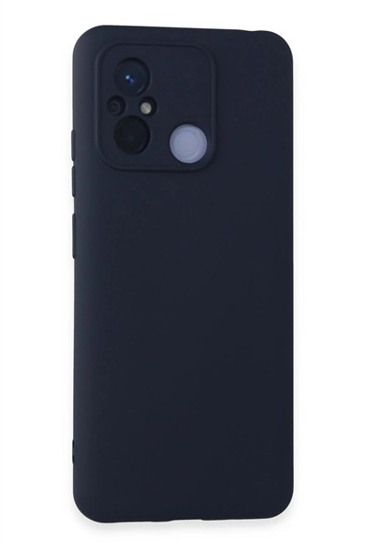 Mey İthalat®   Redmi 12C Kılıf Nano içi Kadife Silikon - Lacivert