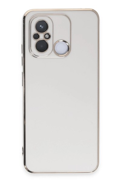 Mey İthalat®   Redmi 12C Kılıf Volet Silikon - Beyaz