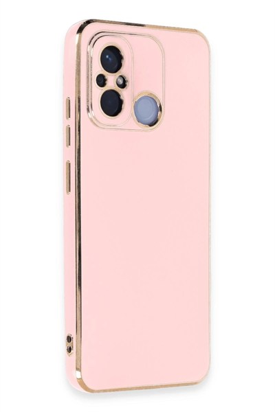 Mey İthalat®   Redmi 12C Kılıf Volet Silikon - Pembe