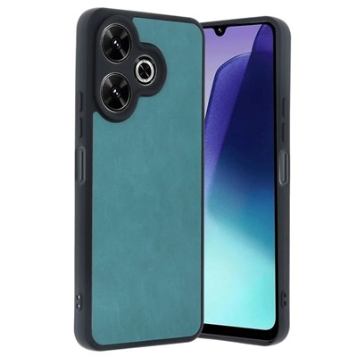 Mey İthalat®   Redmi 13 4G Kılıf Aras Deri Kapak - Açık Yeşil
