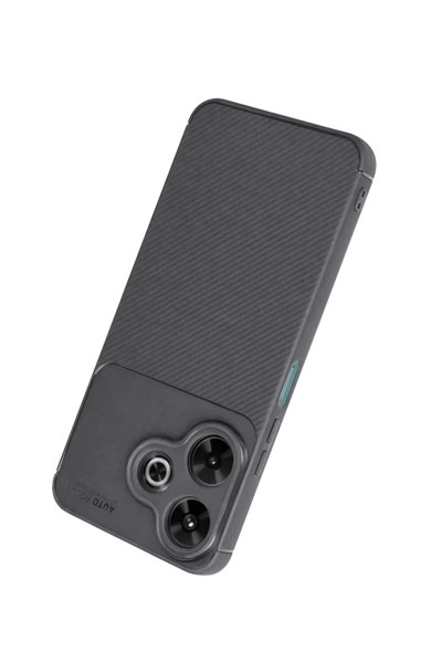 Mey İthalat®   Redmi 13 4G Kılıf Auto Focus Karbon Kapak - Gri