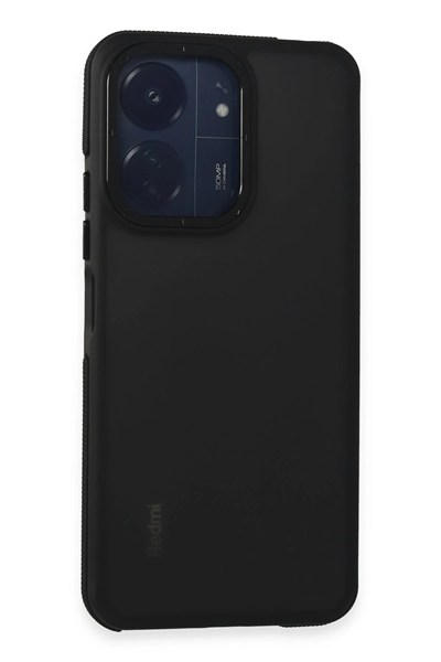Mey İthalat®   Redmi 13C Harvel Kapak - Siyah
