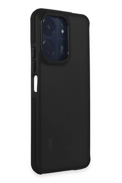 Mey İthalat®   Redmi 13C Harvel Kapak - Siyah