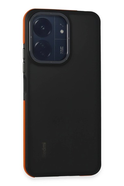 Mey İthalat®   Redmi 13C Harvel Kapak - Turuncu