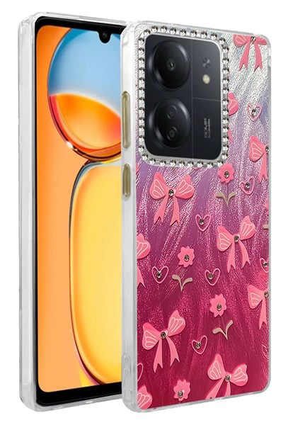 Mey İthalat®   Redmi 13C Kılıf Blade Aynalı Desenli Kapak - Desen 3
