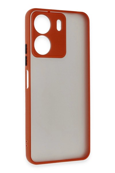 Mey İthalat®   Redmi 13C Kılıf Montreal Silikon Kapak - Kırmızı