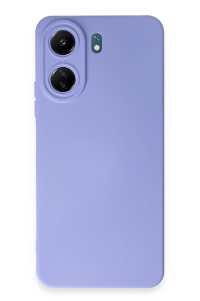 Mey İthalat®   Redmi 13C Kılıf Nano içi Kadife Silikon - Lila