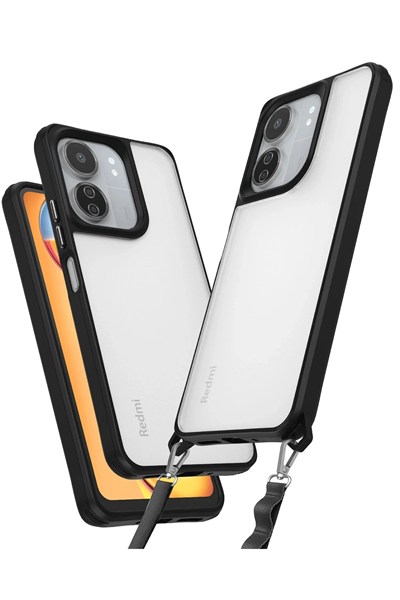 Mey İthalat®   Redmi 13C Kılıf Penta Silikon Kılıf - Siyah