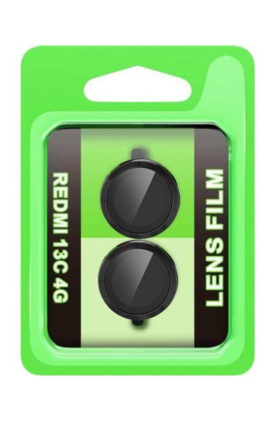 Mey İthalat®   Redmi 13C Raze Metal Kamera Lens - Siyah