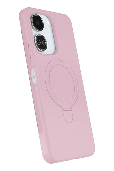Mey İthalat®   Redmi 13C Regal Magsafe Standlı Kapak - Açık Pembe