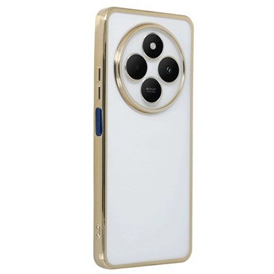 Mey İthalat®   Redmi 14C Kılıf  Lensli Silikon - Gold