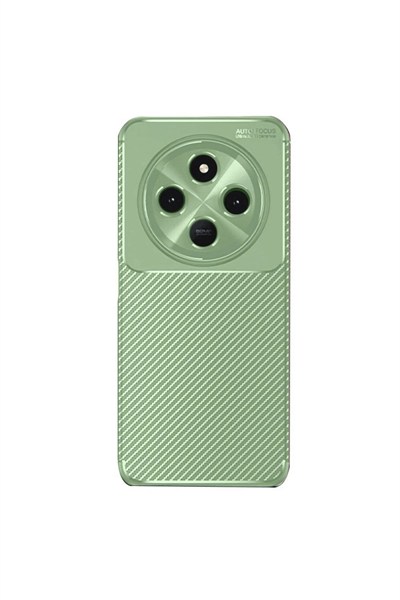Mey İthalat®   Redmi 14C Kılıf Auto Focus Karbon Kapak - Su Yeşili