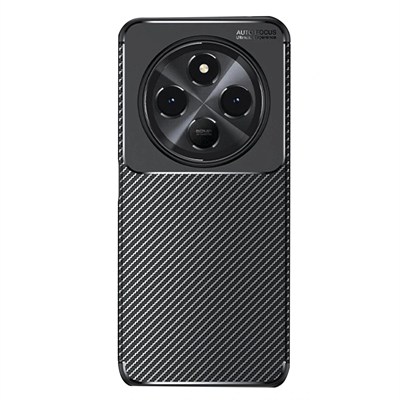 Mey İthalat®   Redmi 14C Kılıf Auto Focus Karbon Kapak - Siyah