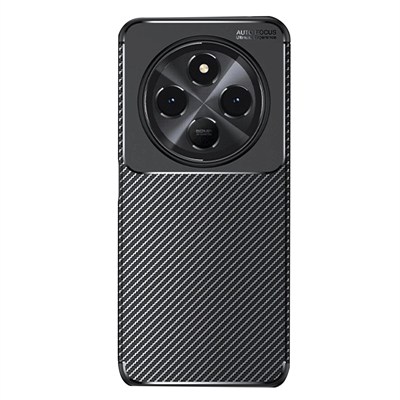 Mey İthalat®   Redmi 14C Kılıf Auto Focus Karbon Kapak - Siyah