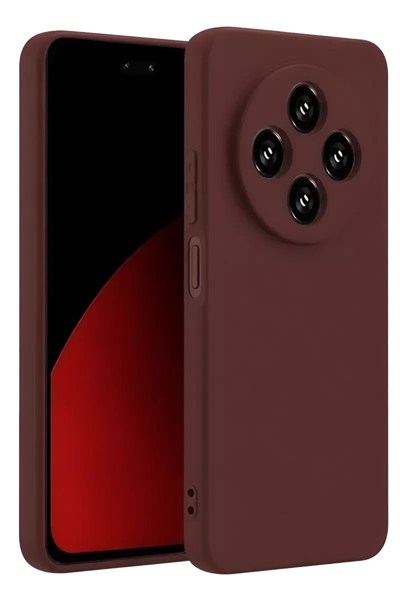 Mey İthalat®   Redmi 14C Kılıf First Silikon - Bordo