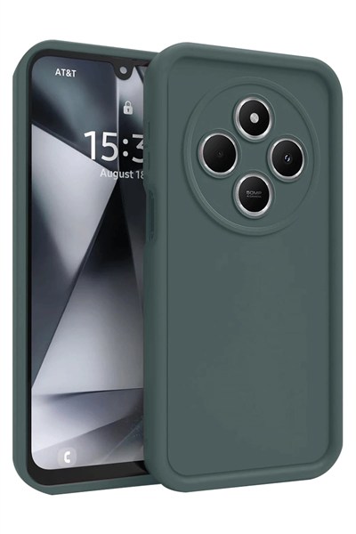 Mey İthalat®   Redmi 14C Kılıf Viera Silikon - Koyu Yeşil