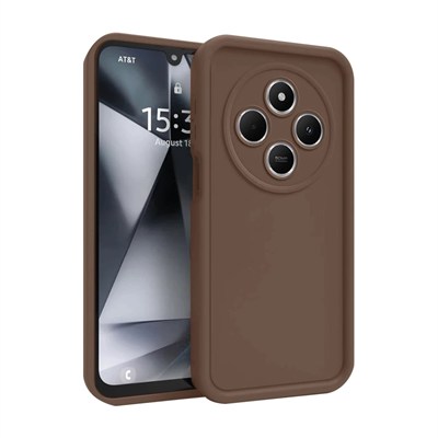 Mey İthalat®   Redmi 14C Kılıf Viera Silikon - Kahverengi
