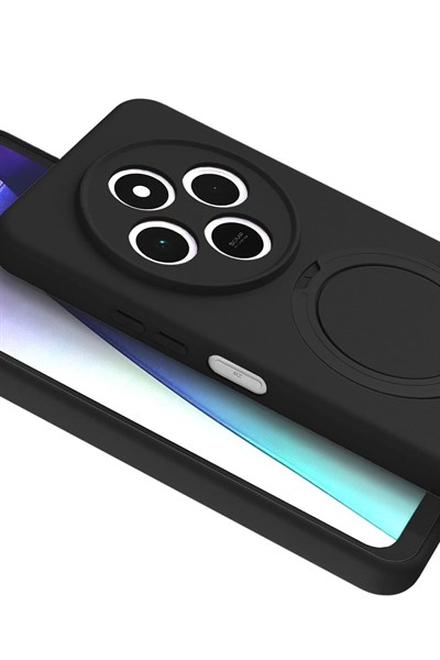 Mey İthalat®   Redmi 14C Regal Magsafe Standlı Kapak - Siyah