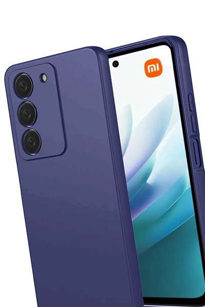 Mey İthalat®   Redmi 15 4G First Silikon - Lacivert