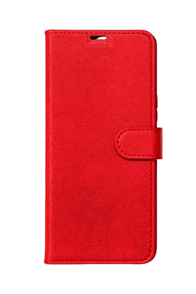 Mey İthalat®   Redmi 15 5G Trend S Plus Kapaklı Kılıf - Kırmızı