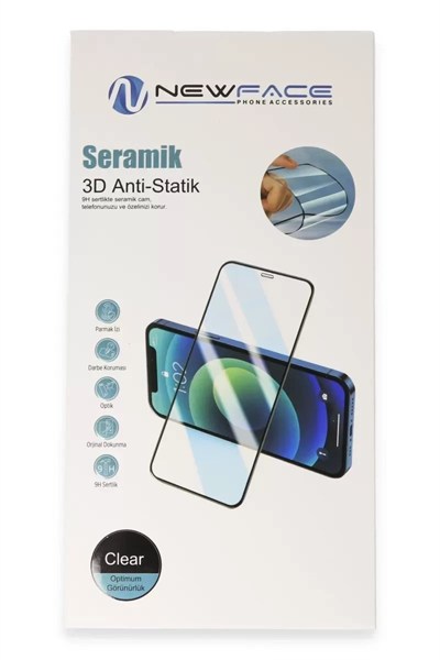 Mey İthalat®   Redmi 15C 4G 3D Antistatik Seramik Nano Ekran Koruyucu - Siyah