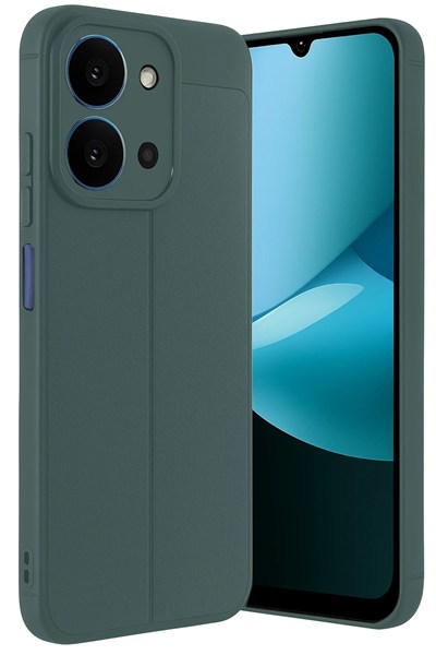 Mey İthalat®   Redmi 15C 4G Auto Focus Kapak - Koyu Yeşil