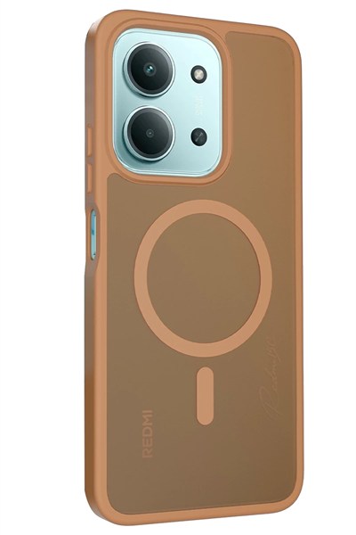 Mey İthalat®   Redmi 15C 4G Jota Magsafe Kapak - Çöl Titanyum