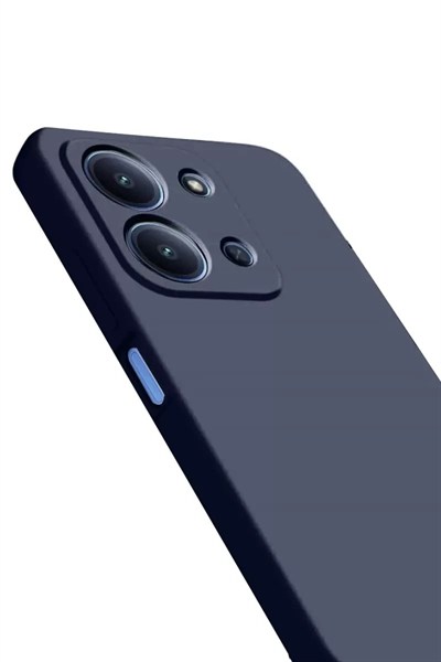 Mey İthalat®   Redmi 15C 4G Nano içi Kadife Silikon - Lacivert