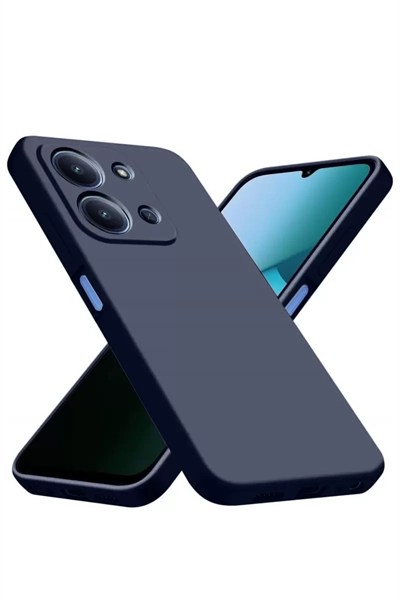 Mey İthalat®   Redmi 15C 4G Nano içi Kadife Silikon - Lacivert