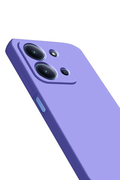 Mey İthalat®   Redmi 15C 4G Nano içi Kadife Silikon - Lila