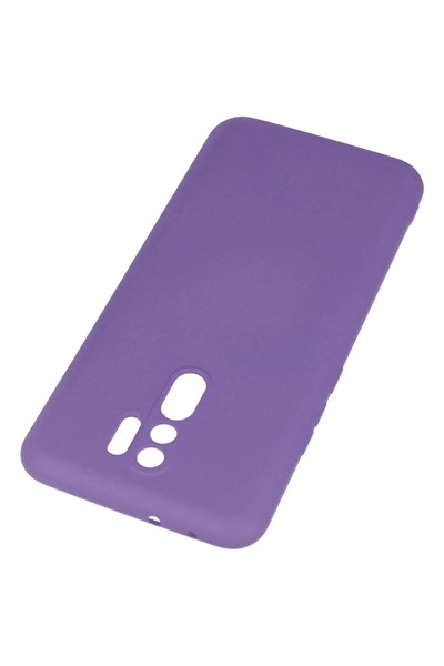 Mey İthalat®   Redmi 9 Kılıf Nano içi Kadife Silikon - Mor