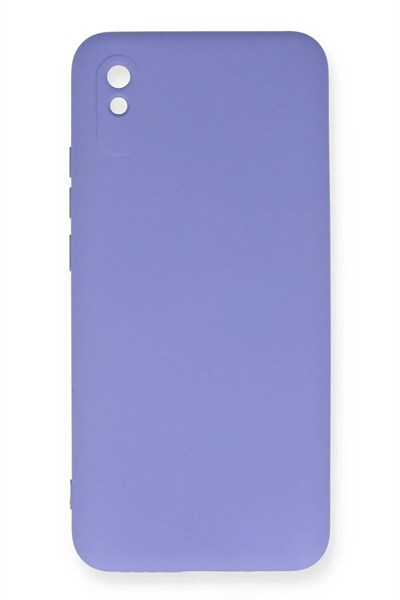 Mey İthalat®   Redmi 9A Kılıf Nano içi Kadife Silikon - Lila