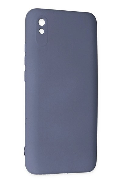 Mey İthalat®   Redmi 9A Kılıf Nano içi Kadife Silikon - Gri
