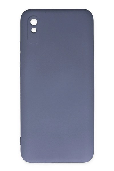 Mey İthalat®   Redmi 9A Kılıf Nano içi Kadife Silikon - Gri