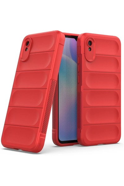 Mey İthalat®   Redmi 9A Kılıf Optimum Silikon - Kırmızı