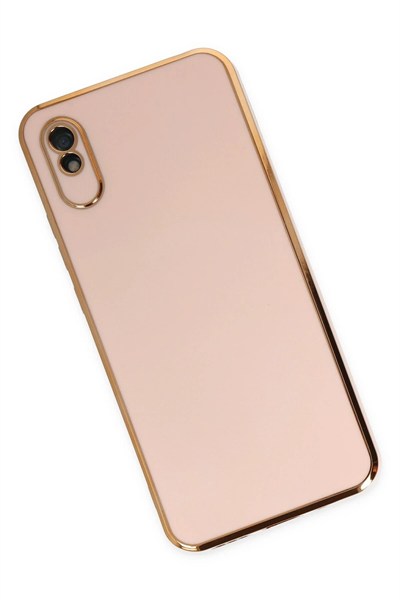 Mey İthalat®   Redmi 9A Kılıf Volet Silikon - Pembe