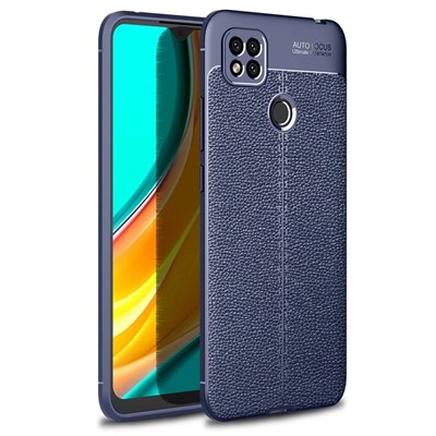 Mey İthalat®   Redmi 9C Kılıf Auto Focus Kapak - Lacivert