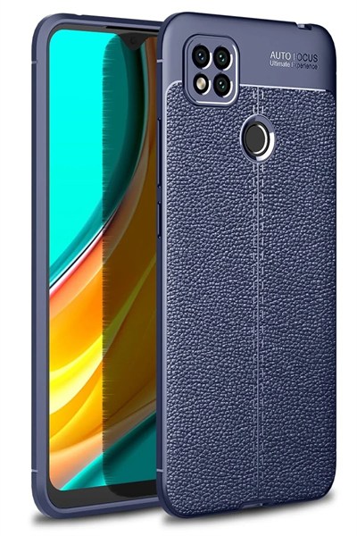 Mey İthalat®   Redmi 9C Kılıf Auto Focus Kapak - Lacivert
