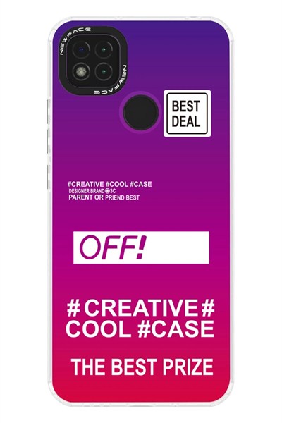 Mey İthalat®   Redmi 9C Kılıf Estoril Desenli Kapak - Estoril - 9
