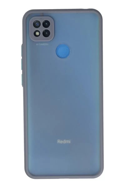 Mey İthalat®   Redmi 9C Kılıf Montreal Silikon Kapak - Gri
