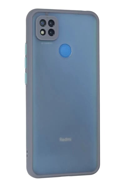 Mey İthalat®   Redmi 9C Kılıf Montreal Silikon Kapak - Gri