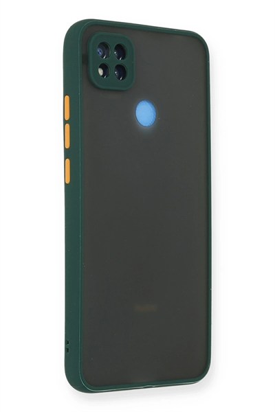 Mey İthalat®   Redmi 9C Kılıf Montreal Silikon Kapak - Yeşil
