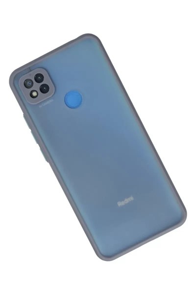 Mey İthalat®   Redmi 9C Kılıf Montreal Silikon Kapak - Gri