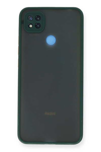 Mey İthalat®   Redmi 9C Kılıf Montreal Silikon Kapak - Yeşil